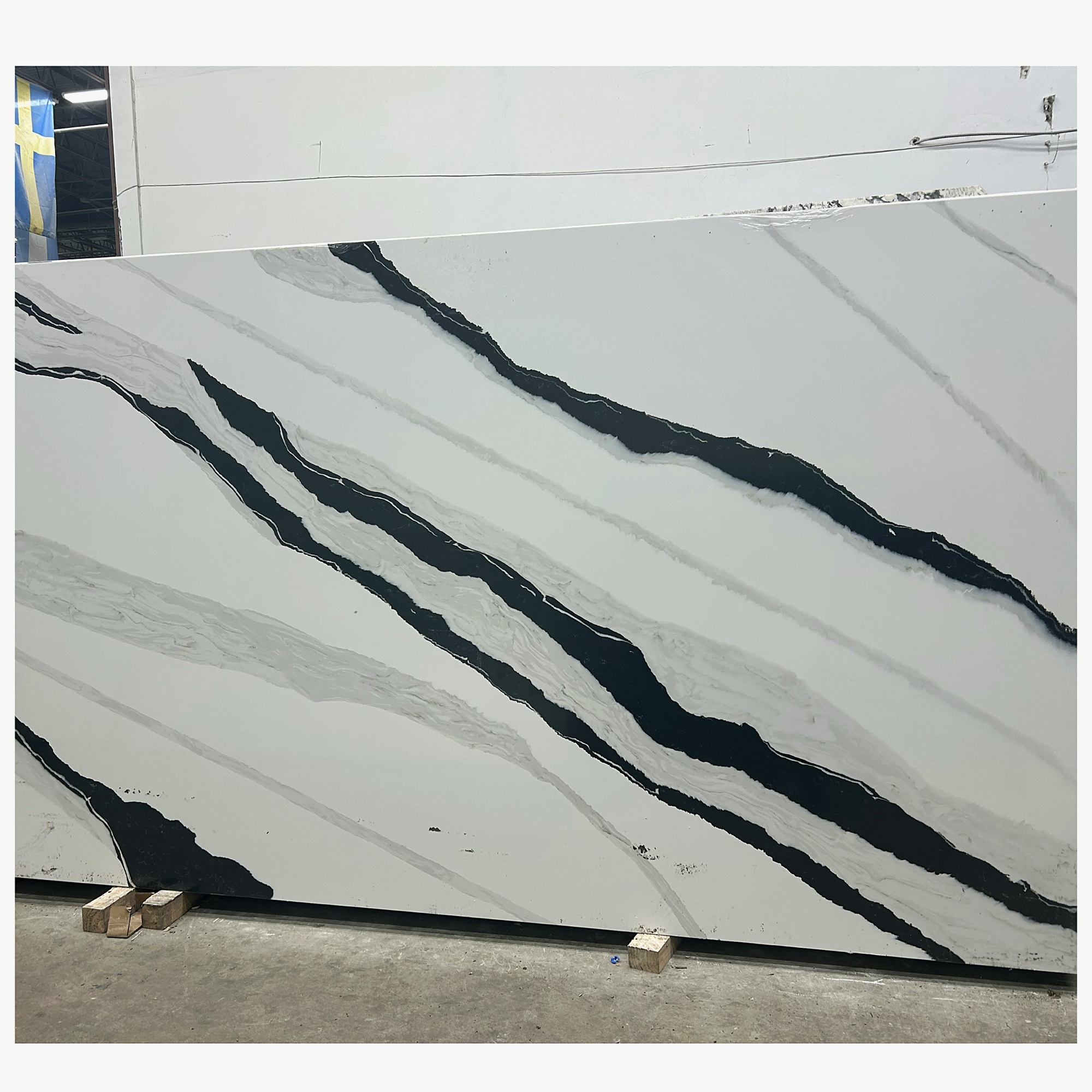 Panda marble slab