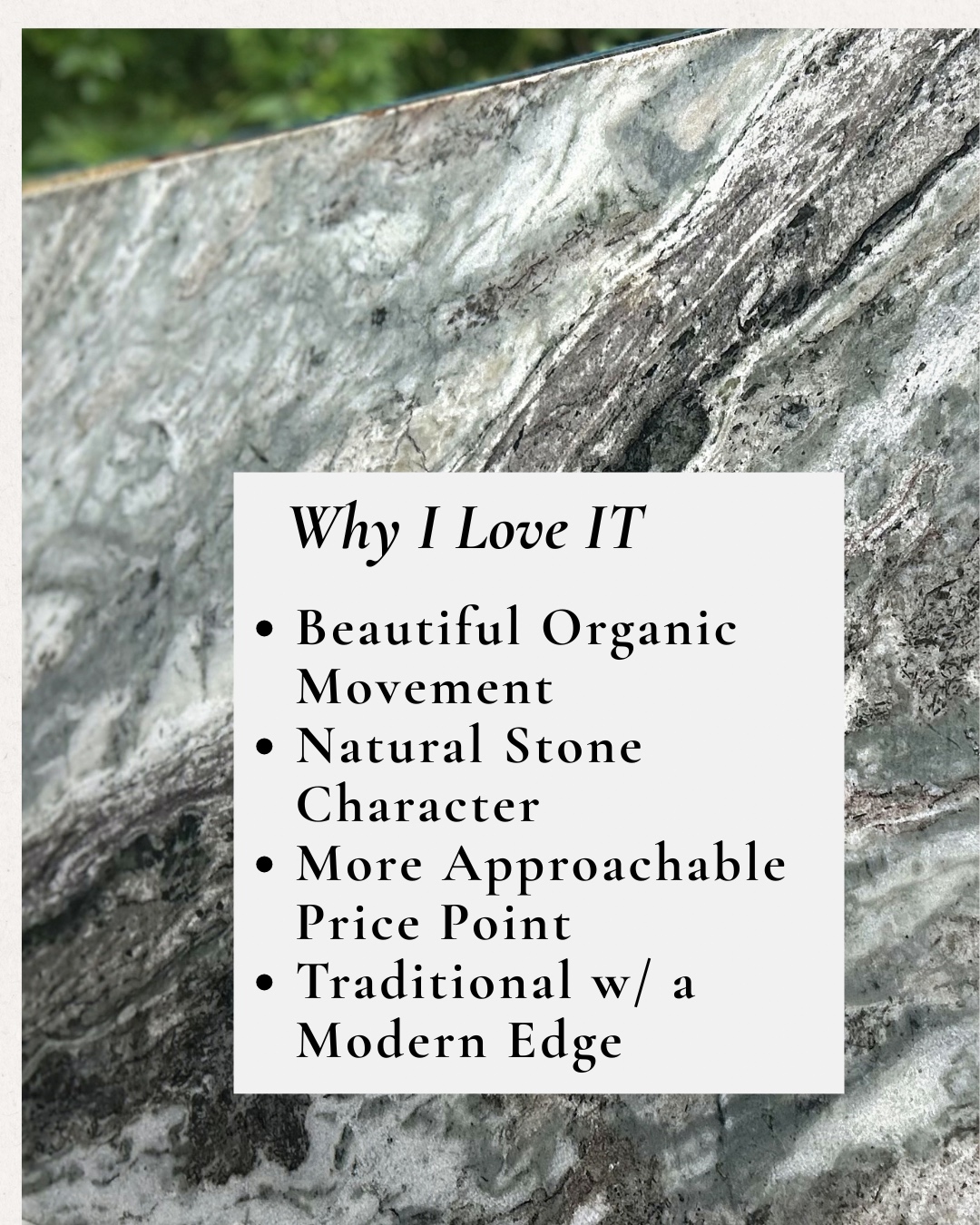 Mood board sample: Why I Love It